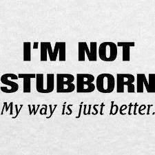 Stubborn Meaning 